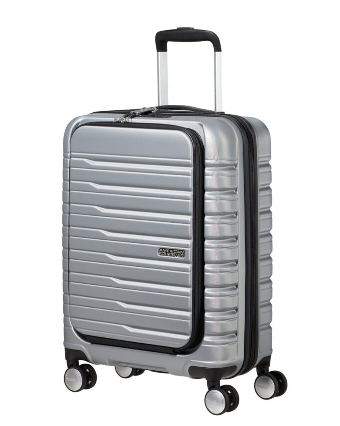 American Tourister Flashline frontloader käsipagas Hõbe