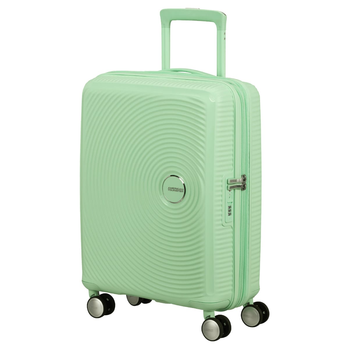 American-Tourister-soundbox-käsipagasi-kohver-roheline3