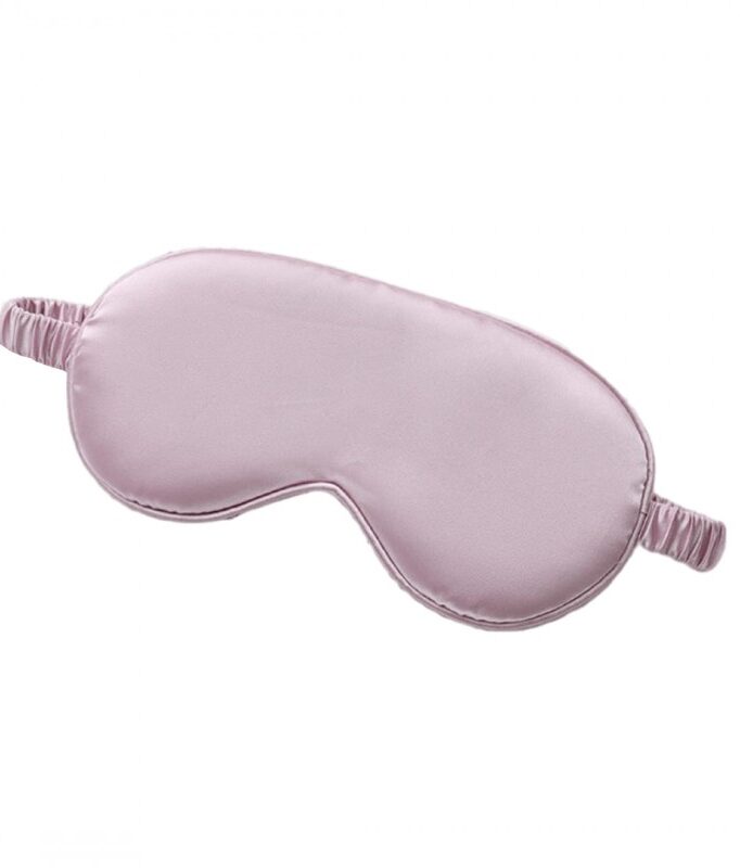 Magamismask satiin roosa