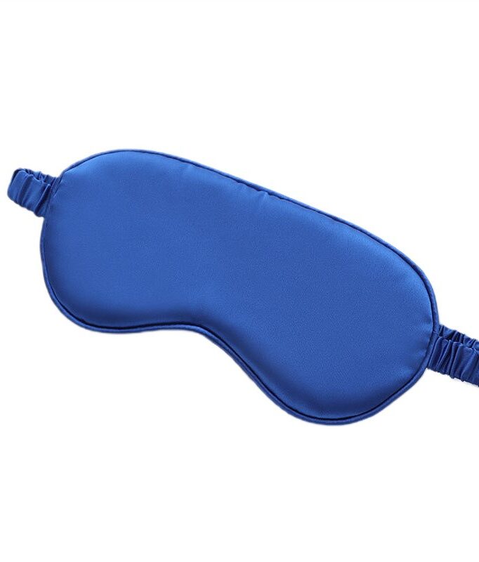Magamismask satiin sinine