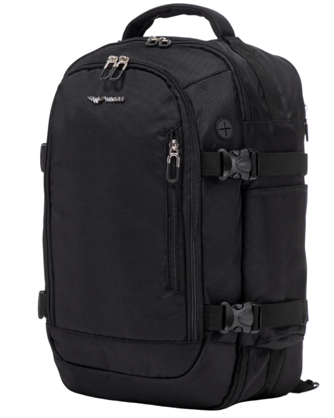 Ryanair ja Wizz Air seljakott 40x25x15cm, must (SKY001M)