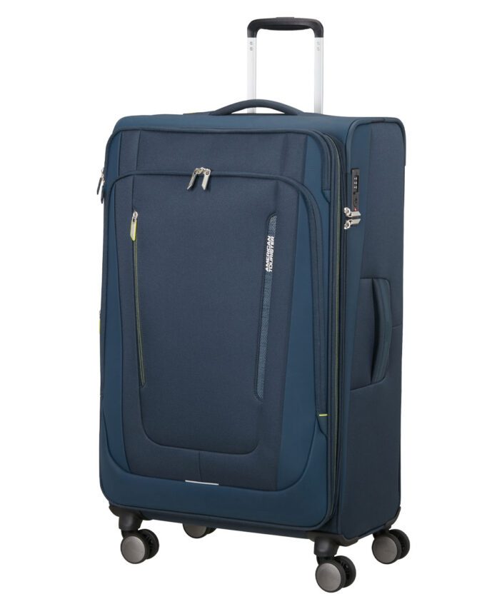 American Tourister Suur reisikohver Wanderlite sinine EXP