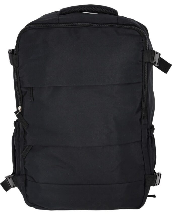 Seljakott 45x30x12,5cm, must (KX2993)