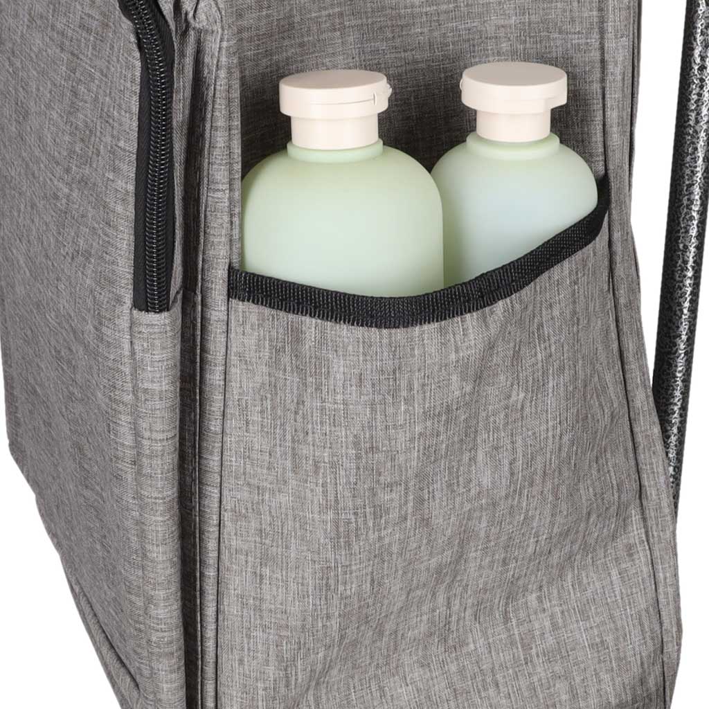 6-Wheel-Shopping-Trolley-with-Insulated-Pocket-95-cm-Gray-192437